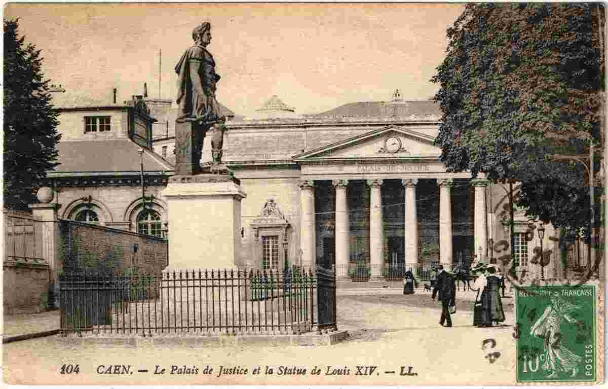 Caen. La Statue de Louis XIV