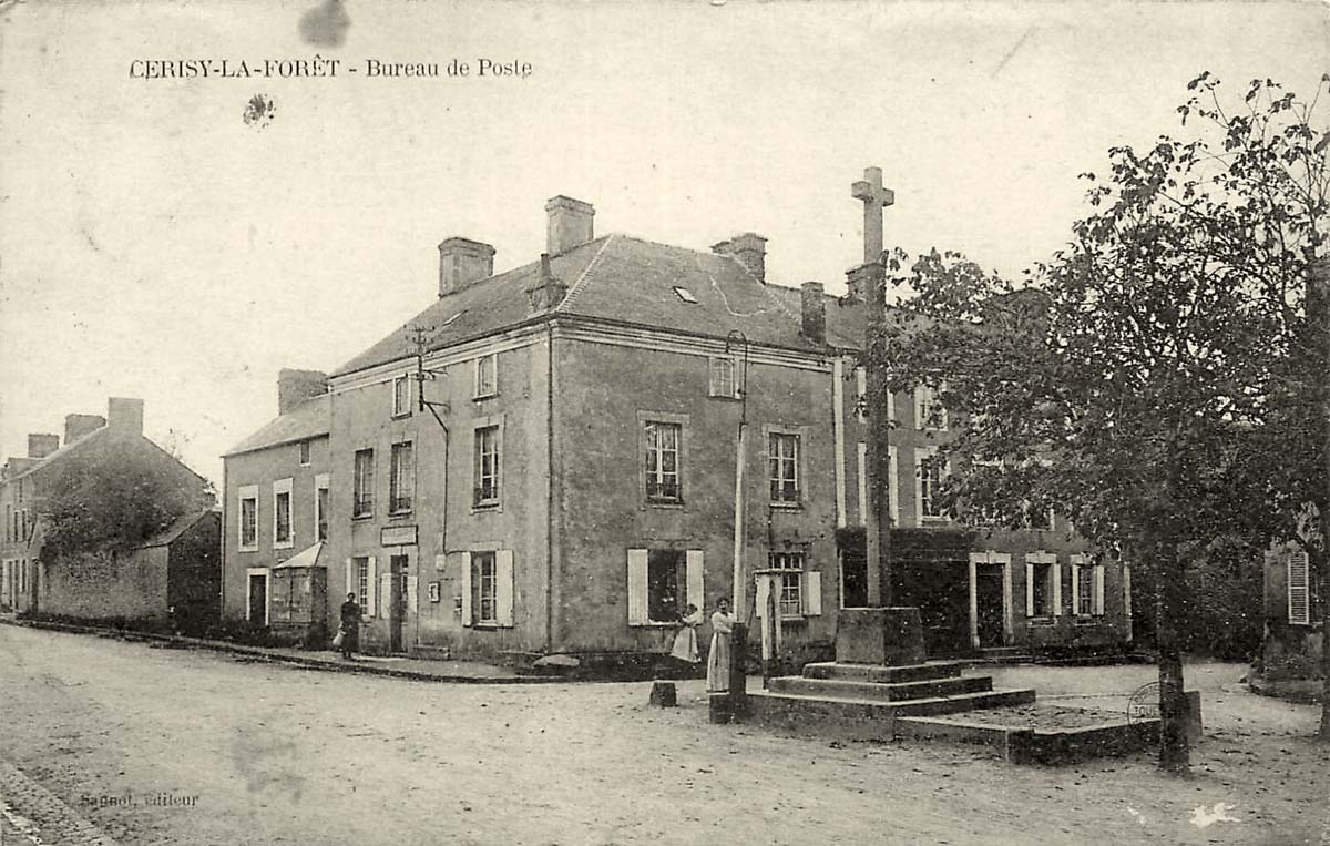 Cerisy-la-Forêt. Bureau de Poste