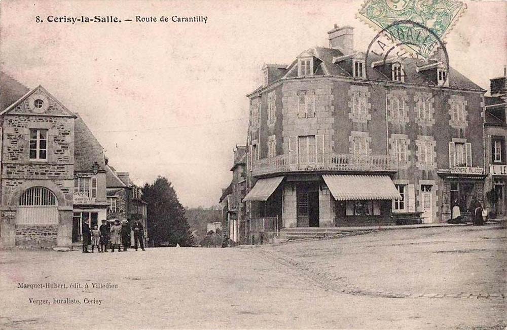 Cerisy-la-Salle. Route de Carantilly