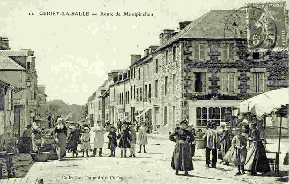 Cerisy-la-Salle. Route de Montpinchon
