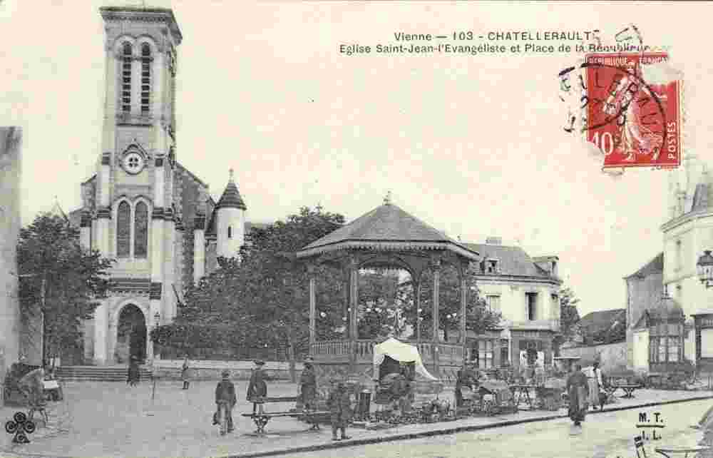 Châtellerault. L'Église Saint Jean l'Évangéliste
