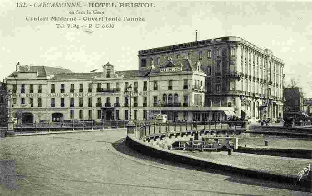 Carcassonne. Hôtel Bristol
