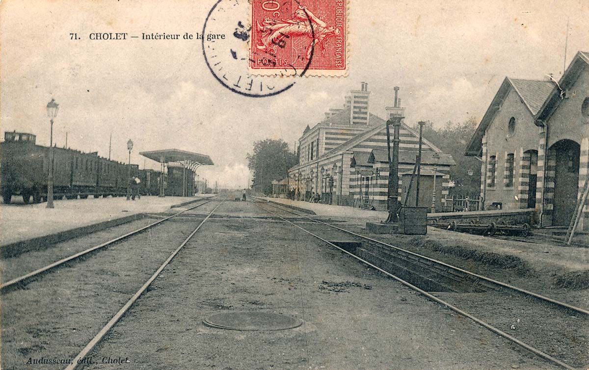 Cholet. Intérieur de la Gare, 1906
