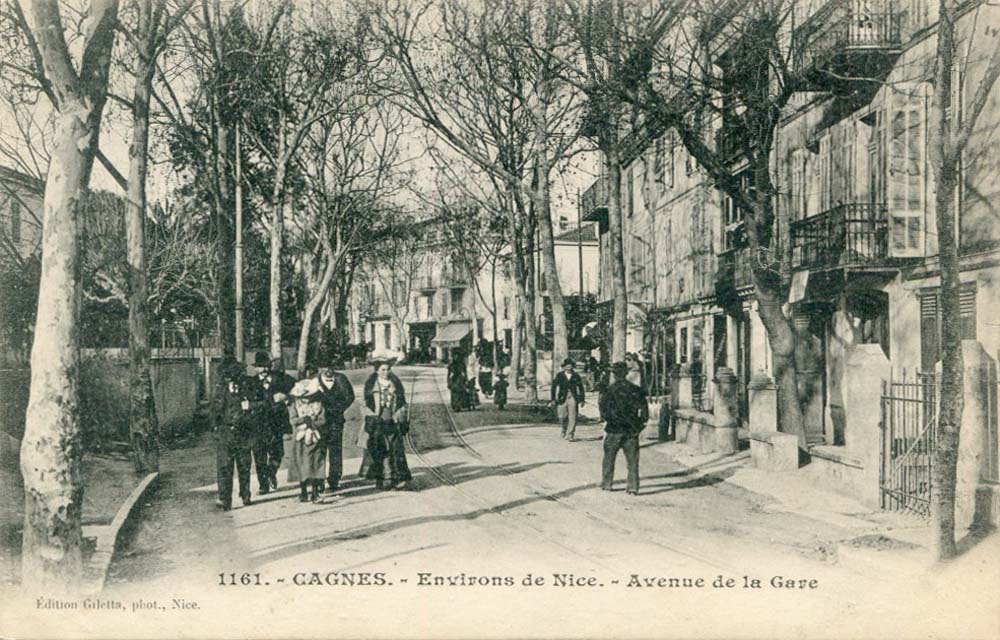 Cagnes-sur-Mer. Environs de Nice, Avenue de la Gare
