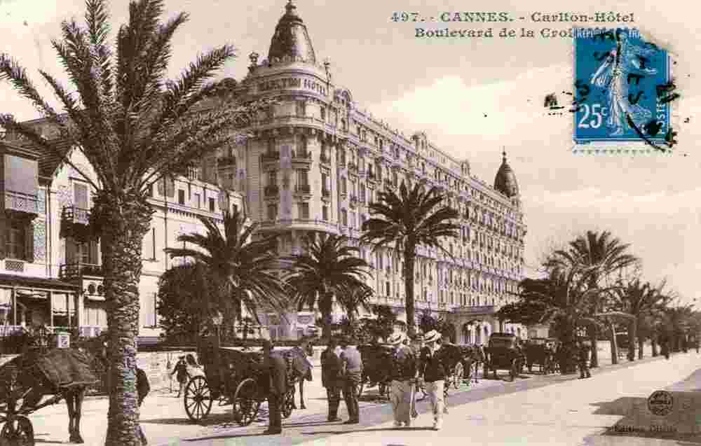 Cannes. L'Hôtel 'Carlton'