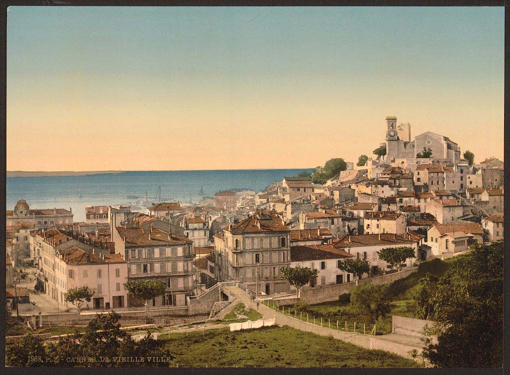 Cannes. The old town, 1890