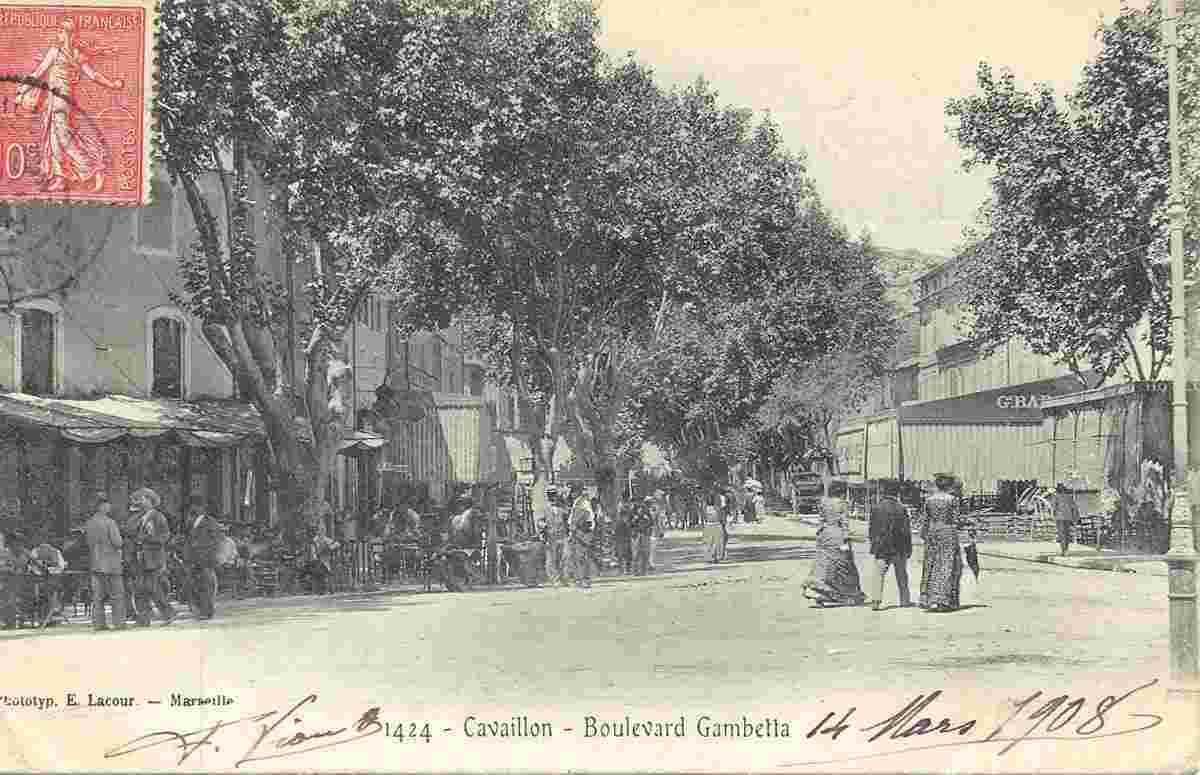 Cavaillon. Boulevard Gambetta