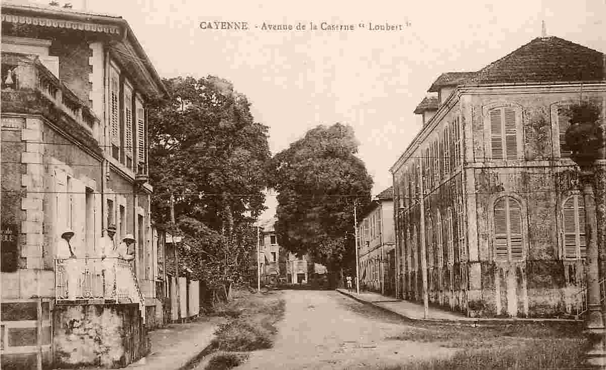 Cayenne. Avenue Barracks 'Loubert'