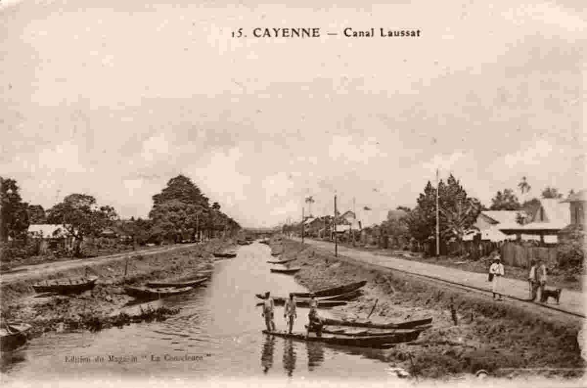 Cayenne. Laussat Canal