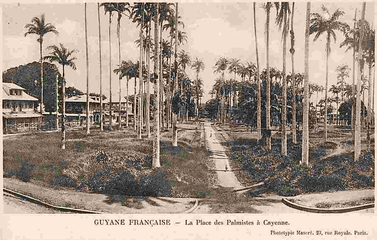 Cayenne. Place des Palmistes