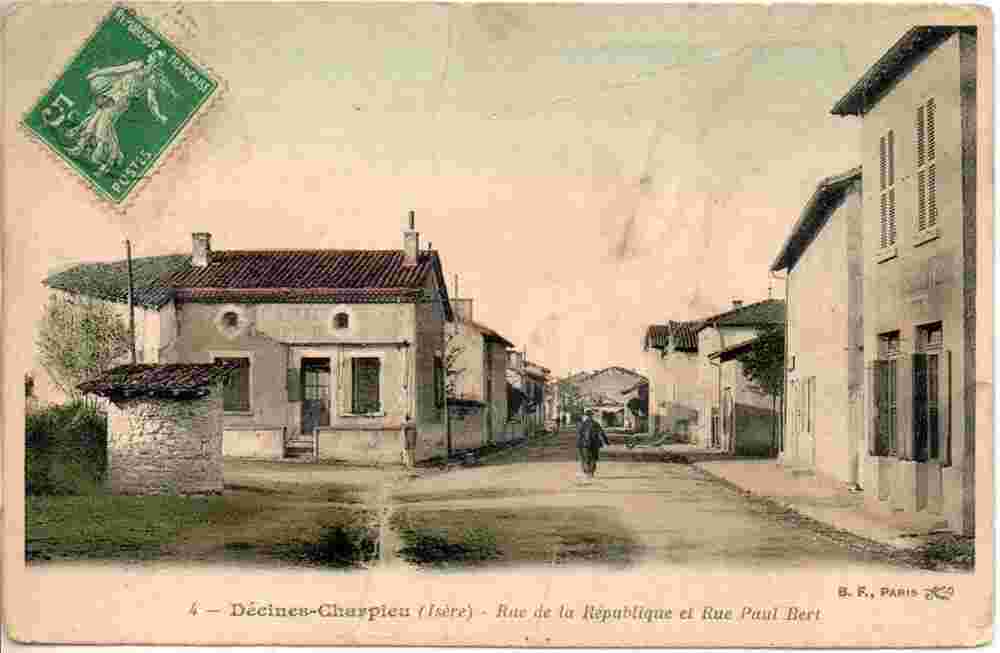Décines-Charpieu. Rue de la République