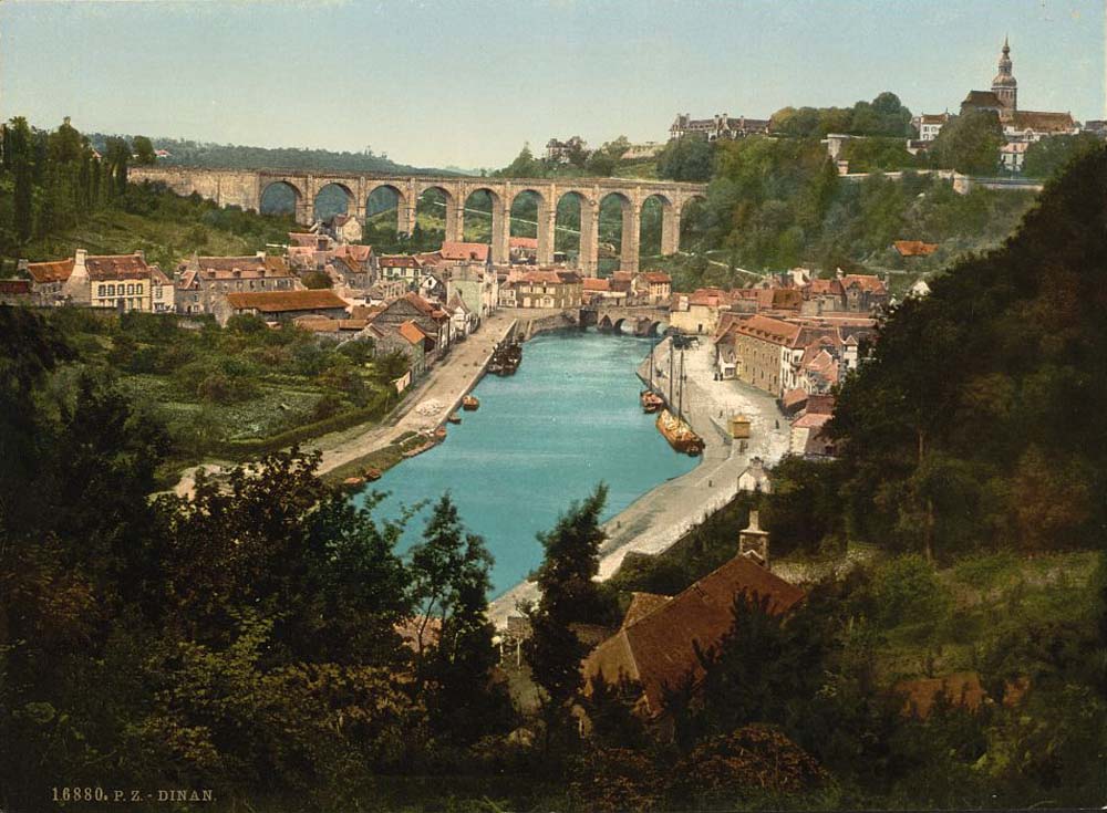 Dinan. General view, 1890