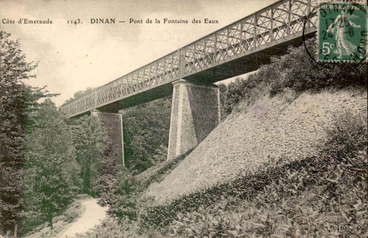 Dinan. Pont de la Fontaine des Eaux
