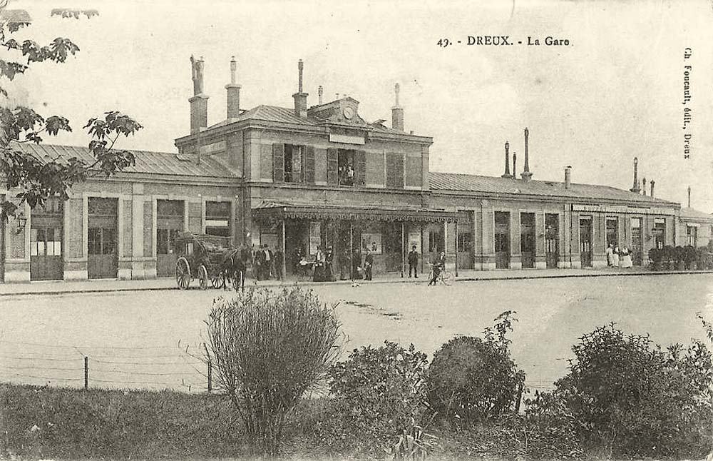 Dreux. La Gare, 1906