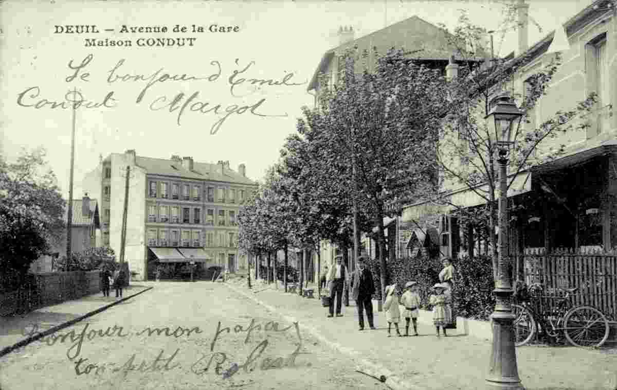 Deuil-la-Barre. Avenue de la Gare