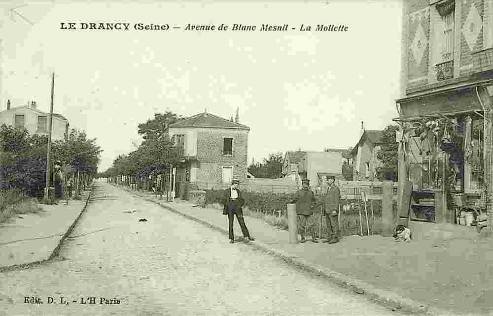 Drancy. Avenue de Blanc Mesnil