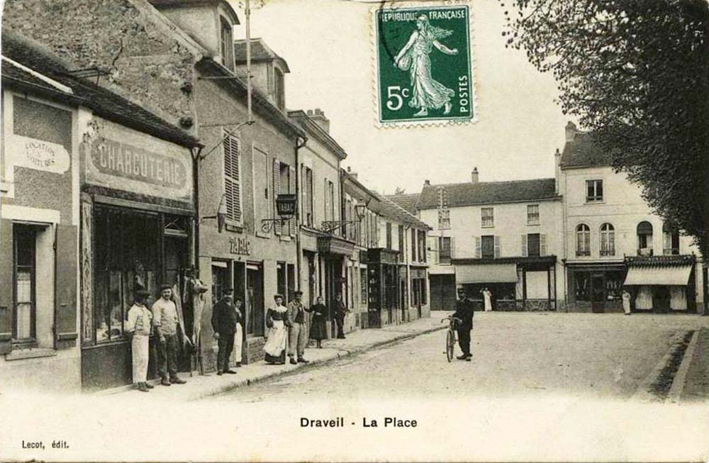 Draveil. La Place, 1908