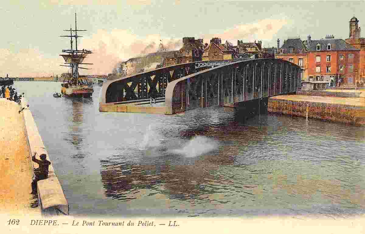 Dieppe. Le Pont Tournant du Pollet