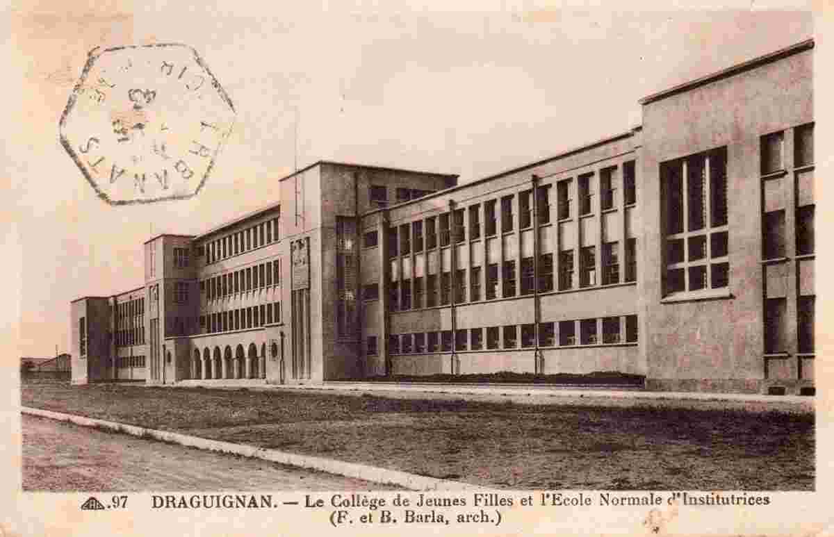 Draguignan. École Normale d'institutrices, 1943