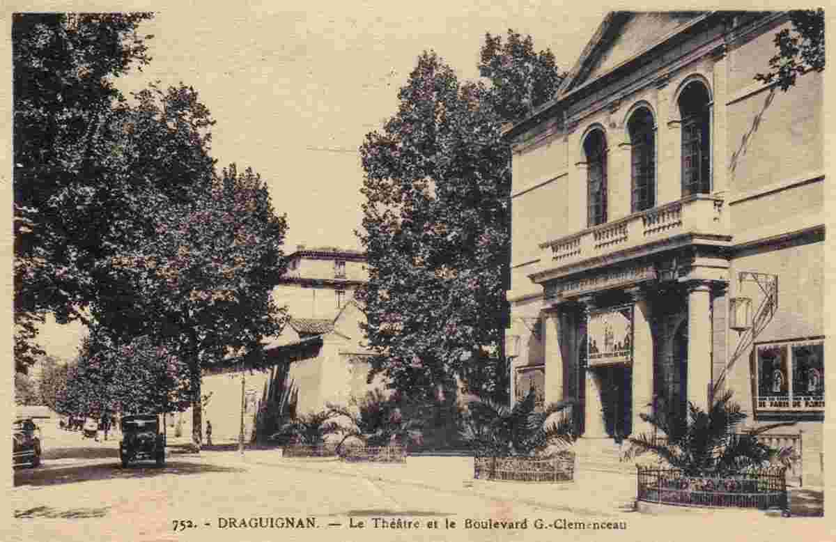 Draguignan. Le Théâtre et Boulevard