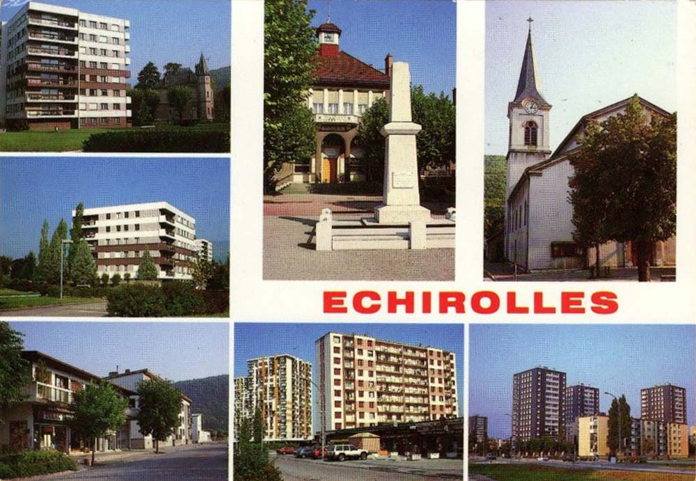 Échirolles. Panorama of the city