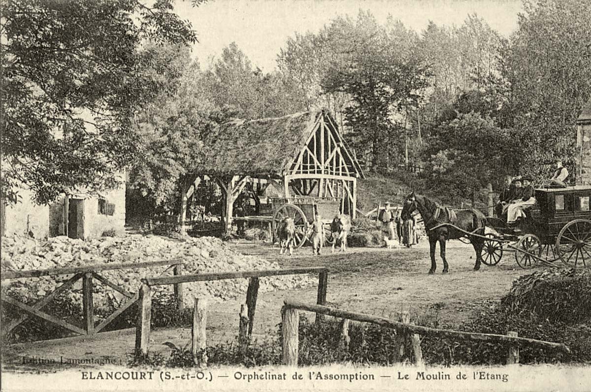 Élancourt. L'Orphelinat de l'Assomption - Moulin de l'Etang