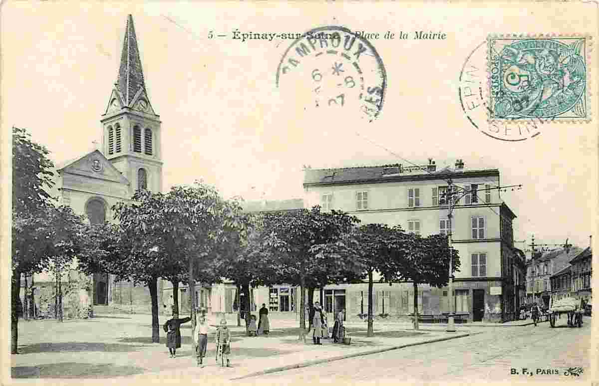 Épinay-sur-Seine. Place de la Mairie