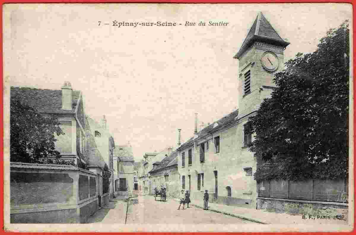 Épinay-sur-Seine. Rue du Sentier