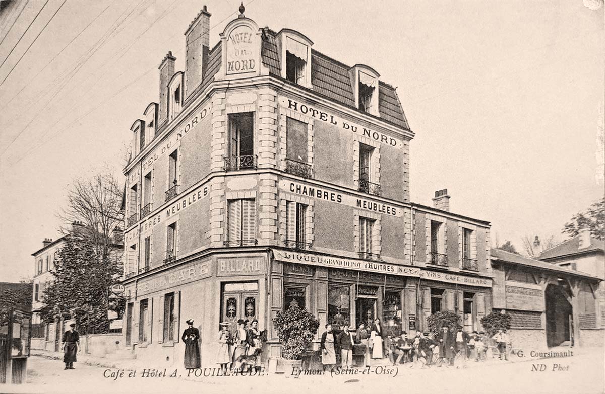 Ermont. Hôtel du Nord et Café Restaurant de la Gare