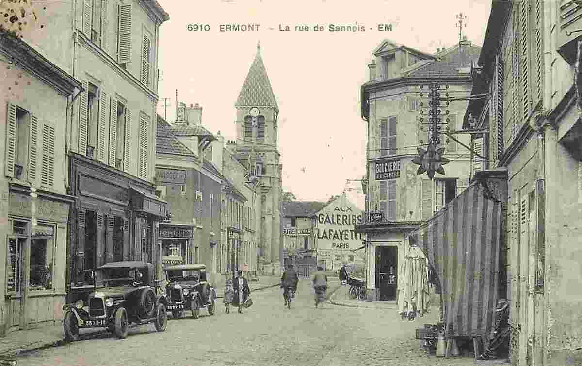 Ermont. La Rue de Sannois