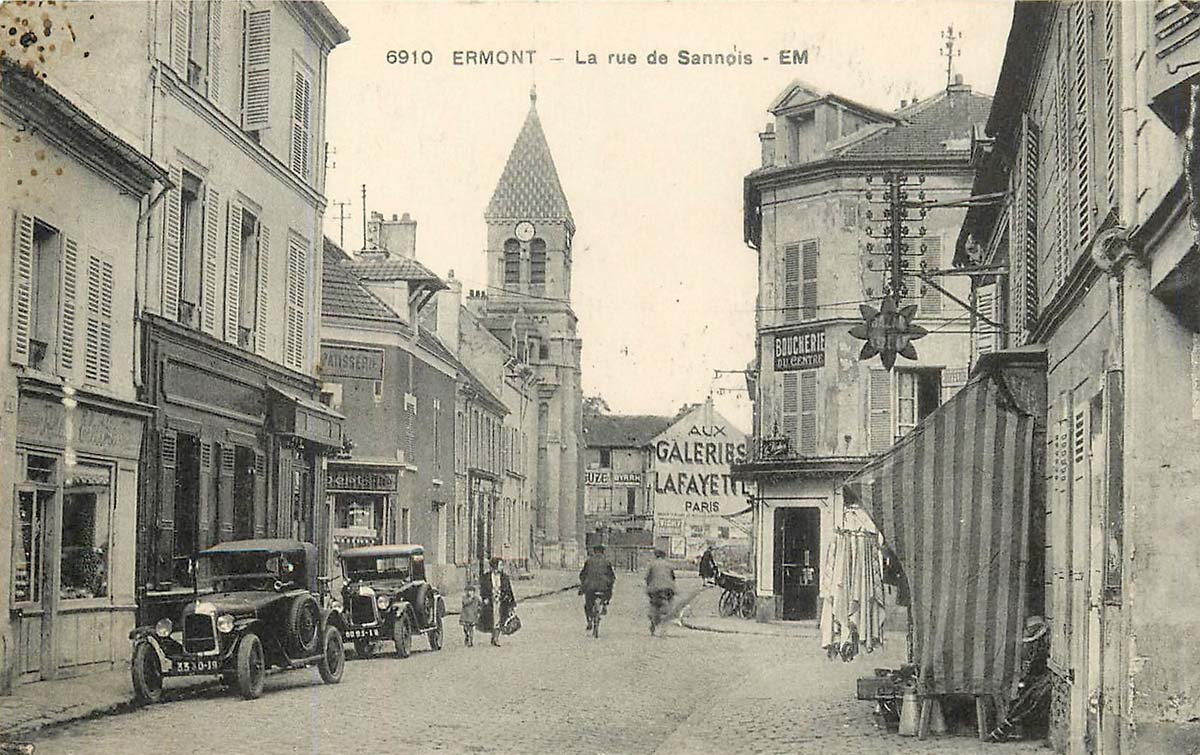 Ermont. La Rue de Sannois, 1934
