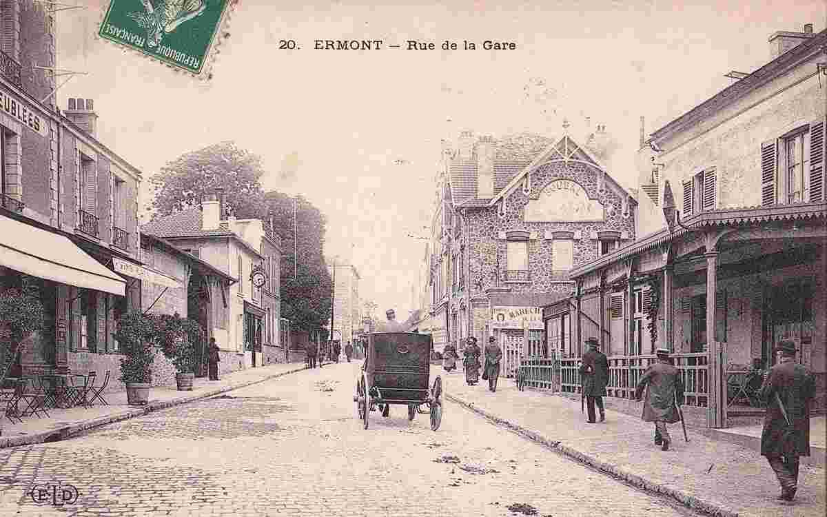 Ermont. Rue de la Gare