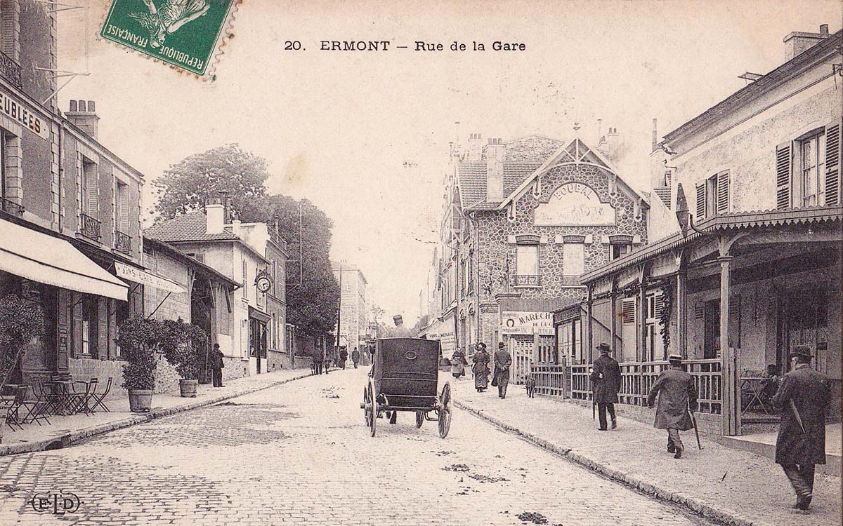 Ermont. Rue de la Gare