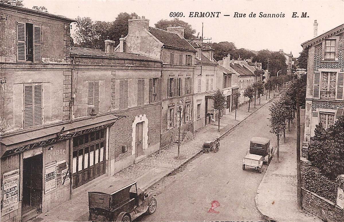 Ermont. Rue de Sannois, Tabac et Café
