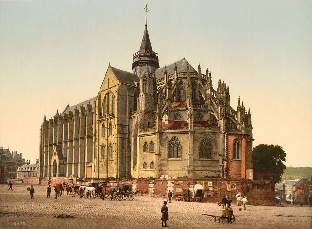 Eu. The Church in the town, 1890