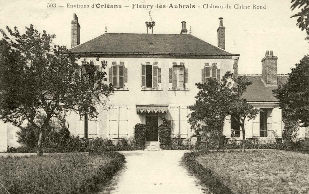 Fleury-les-Aubrais. Château du Châne Rond, 1927