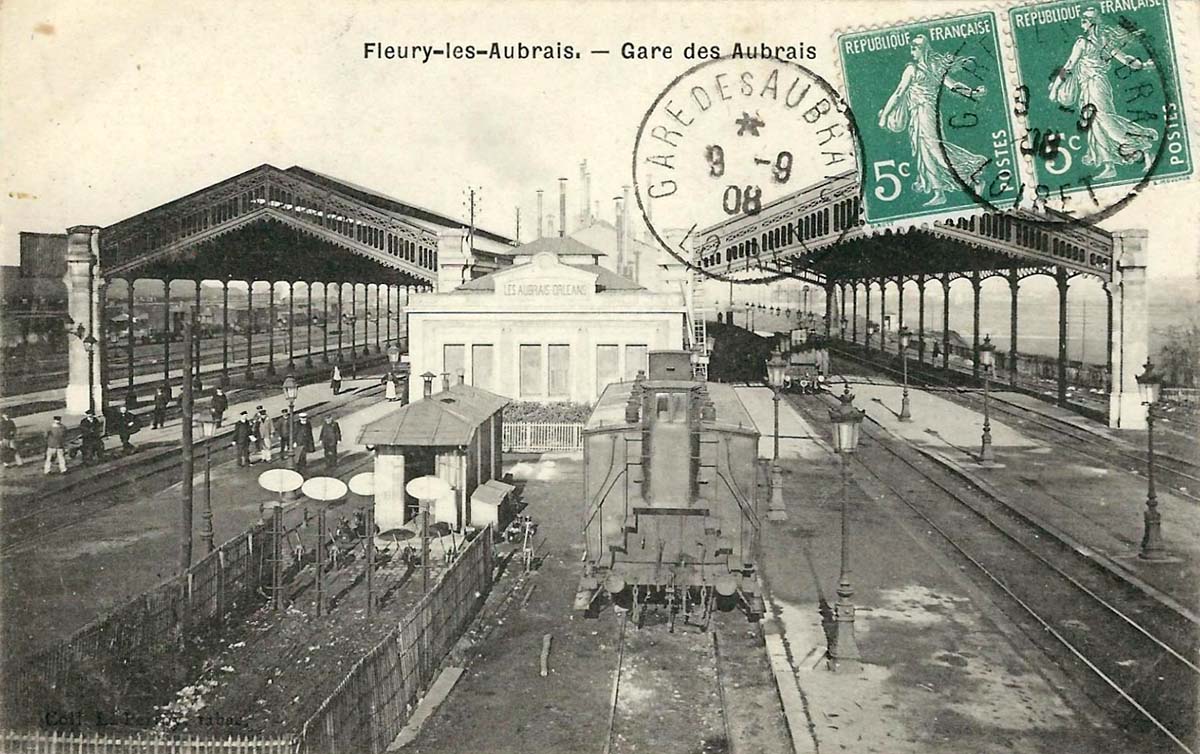 Fleury-les-Aubrais. Gare des Aubrais, 1908