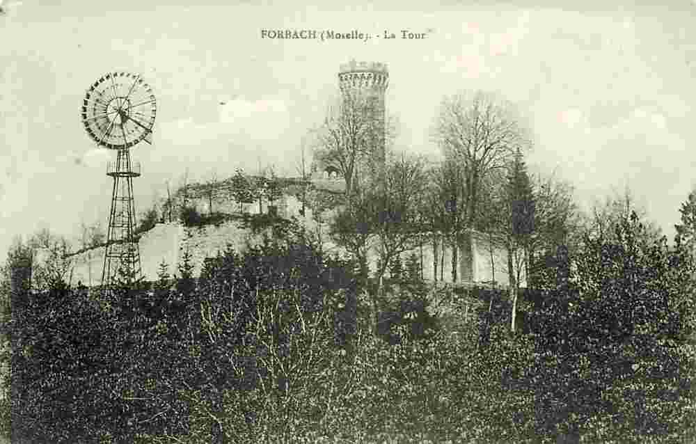 Forbach. La Tour et l'Éolienne
