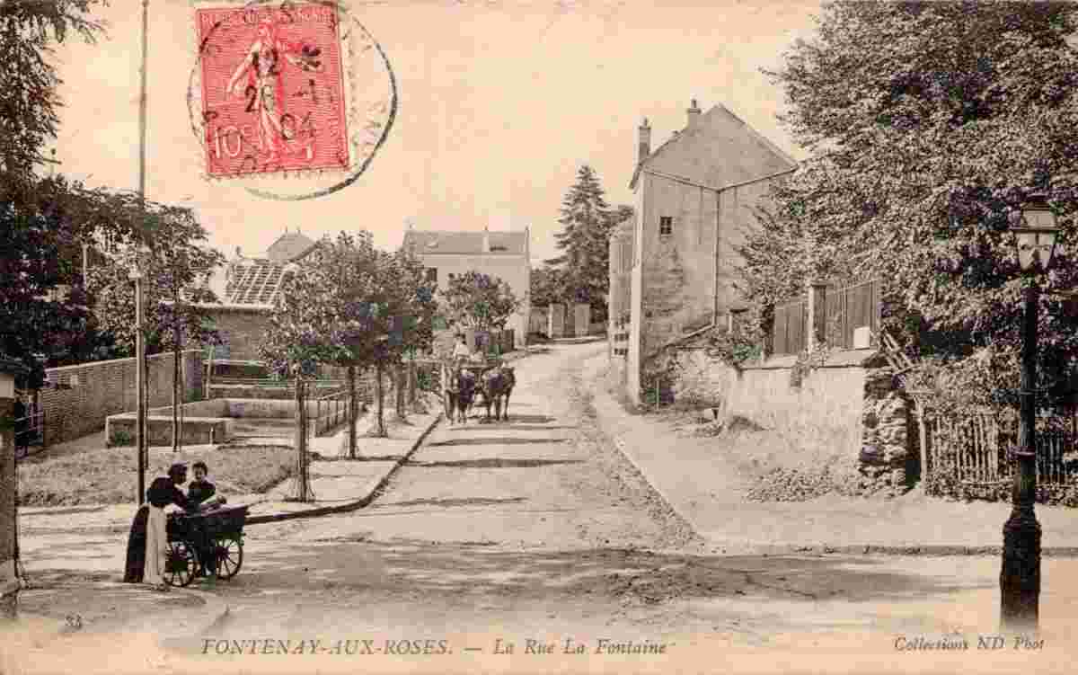 Fontenay-aux-Roses. La Rue la Fontaine