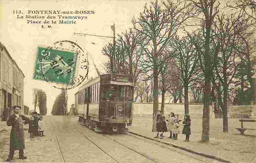 Fontenay-aux-Roses. La Station des Tramways