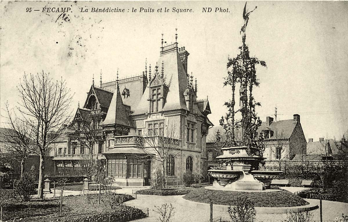 Fécamp. La Bénédictine - Puits et Place, 1912