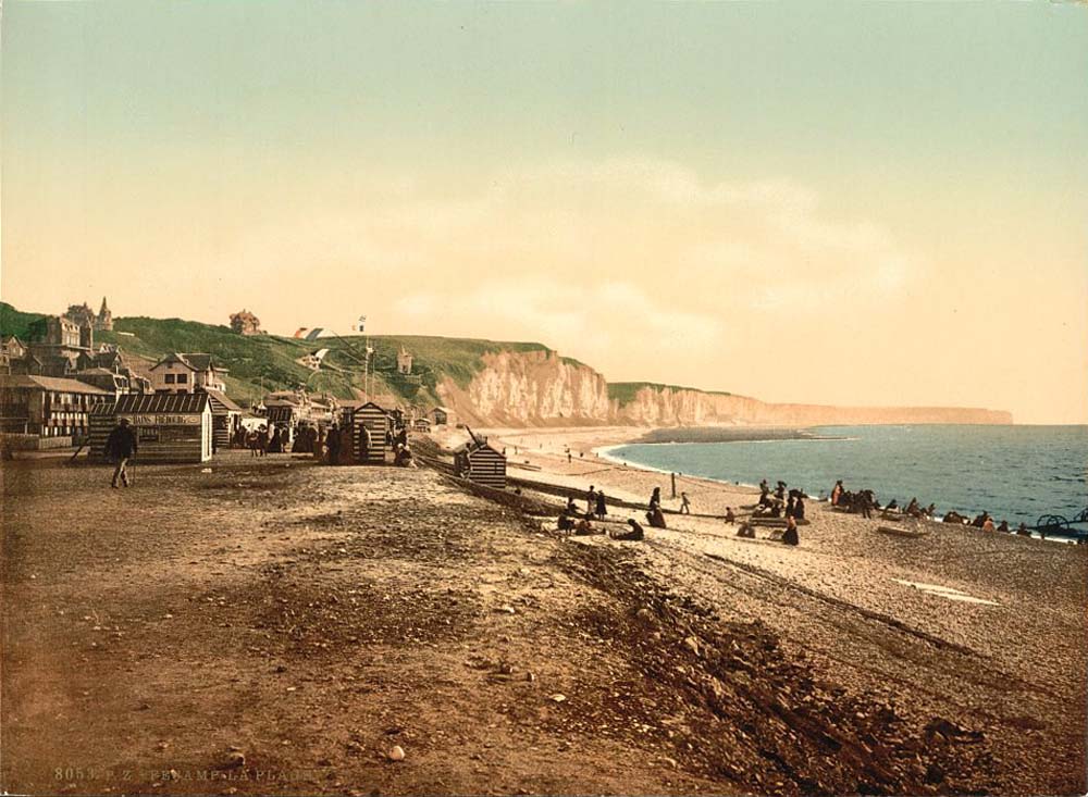 Fécamp. The beach, 1890