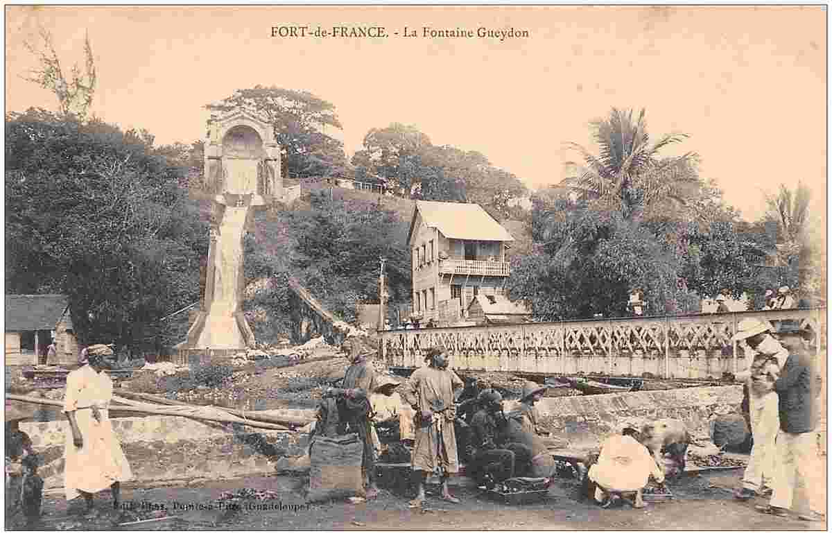 Fort-de-France. La Fontaine Gueydon