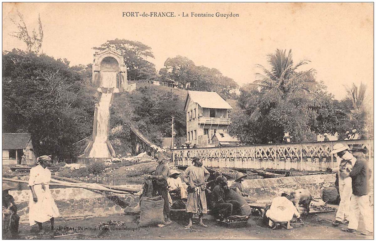 Fort-de-France. La Fontaine Gueydon