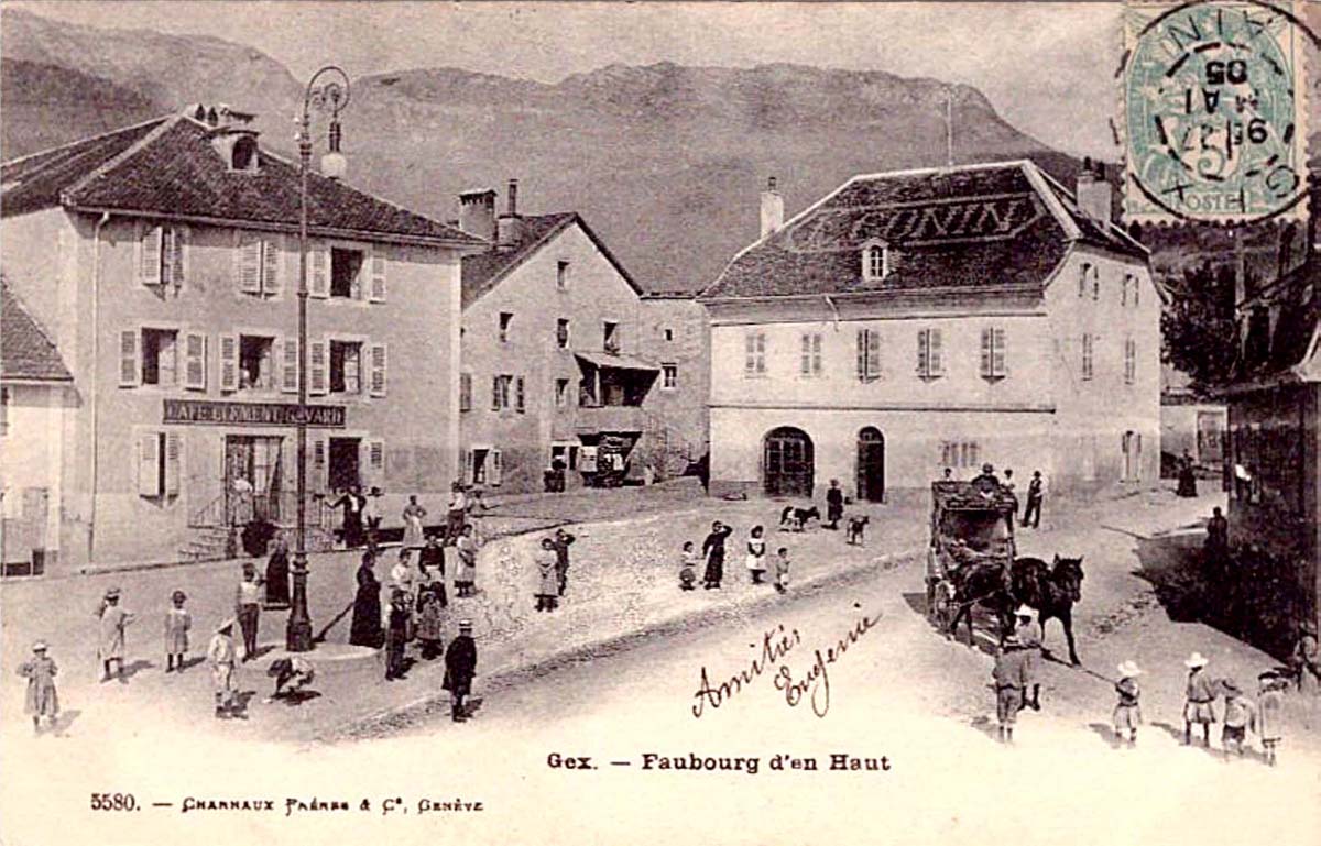 Gex. Faubourg d'en Haut, 1905