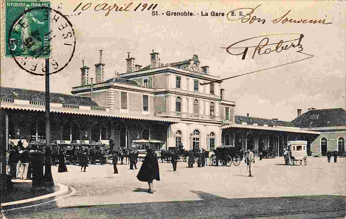Grenoble. La Gare, 1911