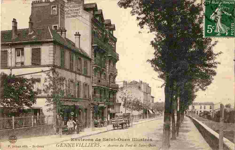 Gennevilliers. Avenue du Pont de Saint Ouen