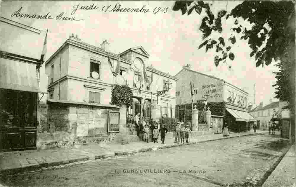 Gennevilliers. La Mairie, 1903