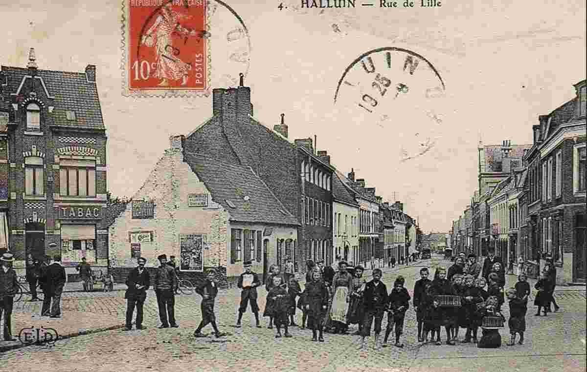 Halluin. Rue de Lille, 1911
