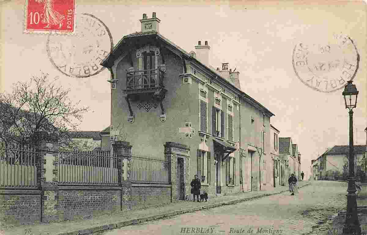Herblay-sur-Seine. Route Montigny, 1908